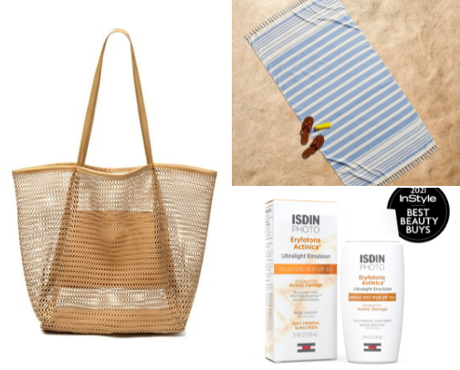 Girls beach bag checklist ✔️ cover photo collage
