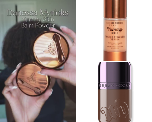 oily skin makeup cover photo collage