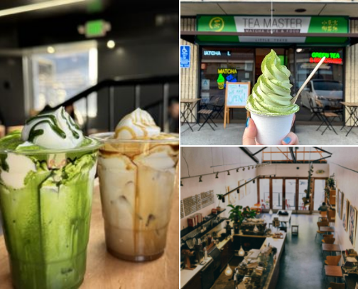 LA's Best Matcha Spots cover photo collage