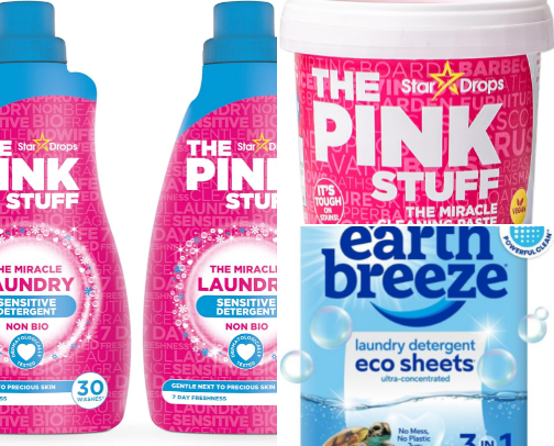 Favorite cleaning & laundry products cover photo collage