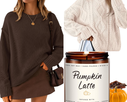Fall Pinterest Collage Shopping List cover photo collage