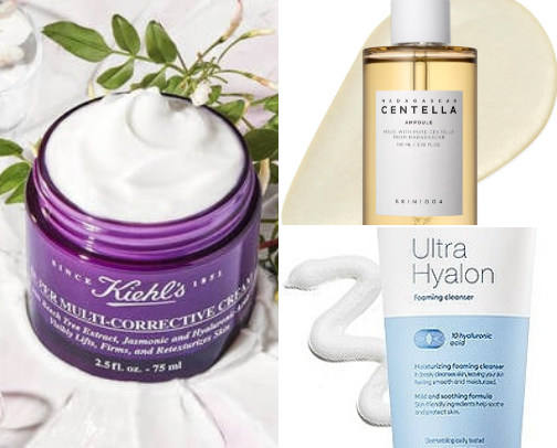 My skin care routine cover photo collage