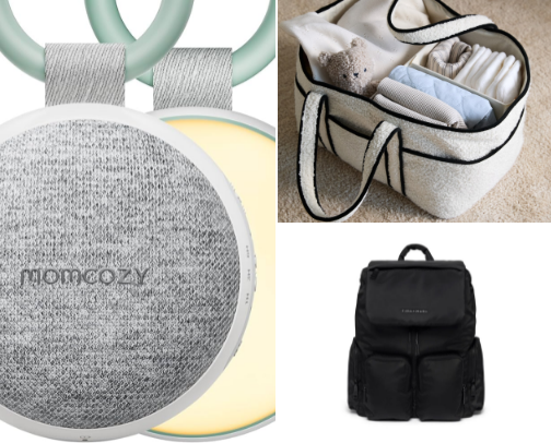 Practical baby items cover photo collage