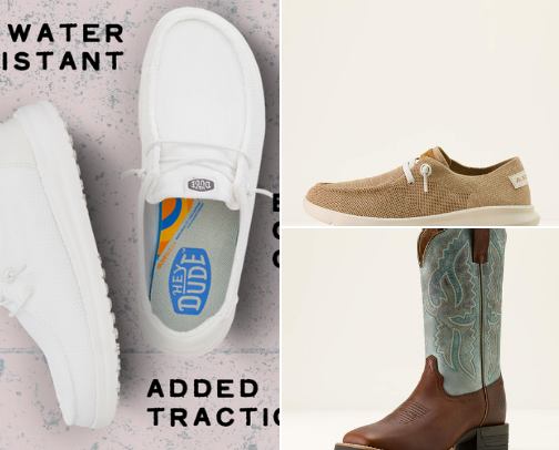 Casual comfort shoes cover photo collage