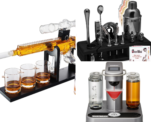 Drink accessories cover photo collage