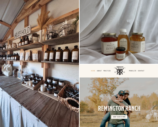Eating farm to table cover photo collage