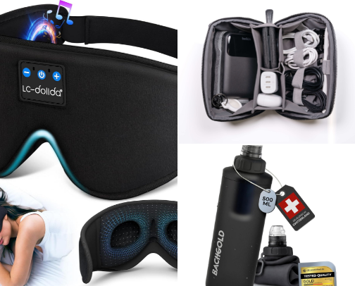 Smart Travel: Tech Gadgets You Didn't Know You Needed ✈️🎒 cover photo collage