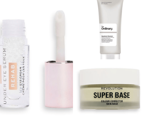 Skincare cover photo collage