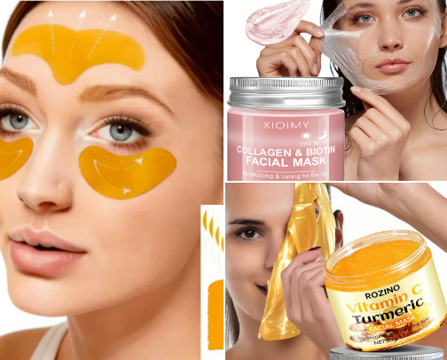 Face Masks | Anti-Aging Face Care | Facial Beauty cover photo collage