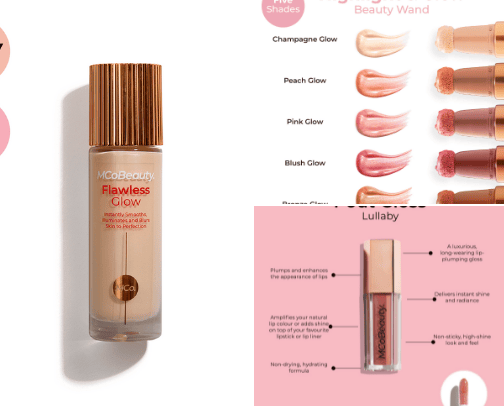 Makeup must haves cover photo collage