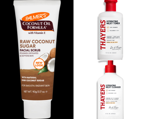 My skincare routine cover photo collage