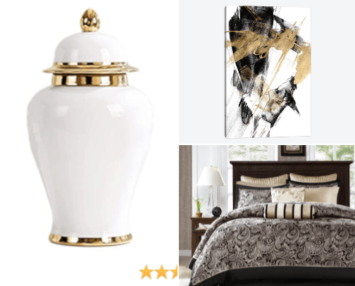 Home Decor favorites that add luxury to your home at a reasonable price. cover photo collage