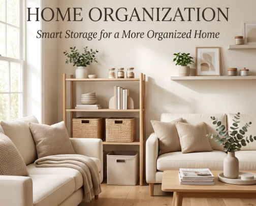 Home Organization cover photo collage
