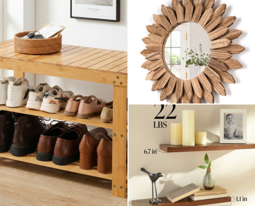 Simple ways to keep your entryway clutter-free cover photo collage