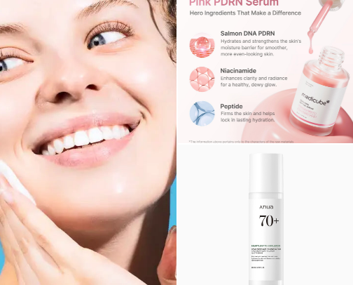 My skincare routine cover photo collage