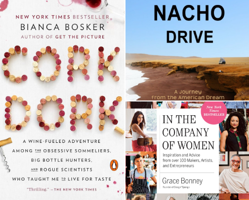 An eclectic selection of book recommendations cover photo collage