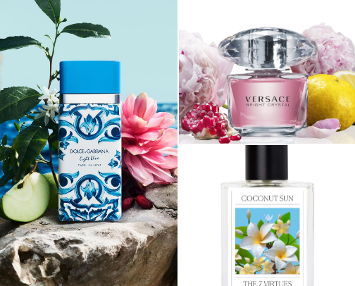 ☀️Summer fresh and irresistible perfumes 🌊 cover photo collage