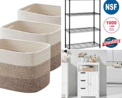 Look What's On Sale - Storage & Organization cover photo collage