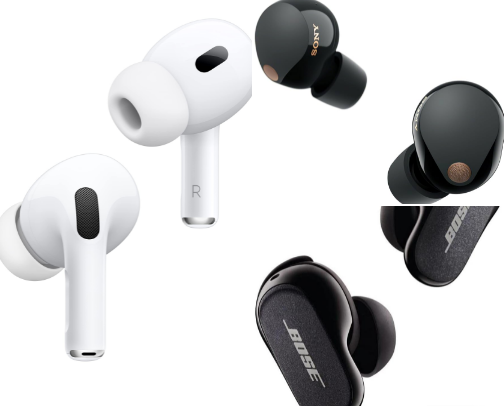 Wireless Earbuds cover photo collage