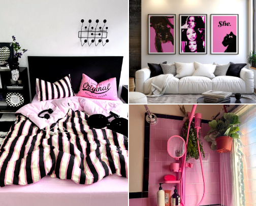 Moria's totally cool casa🩷 cover photo collage