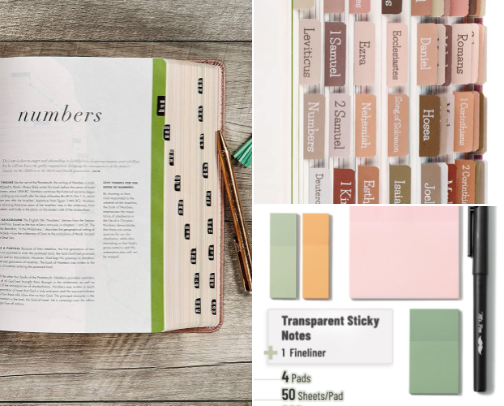 my Bible Study must-haves † cover photo collage