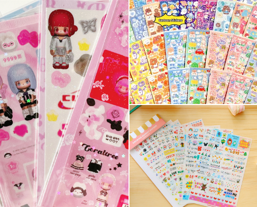 stickers I love cover photo collage