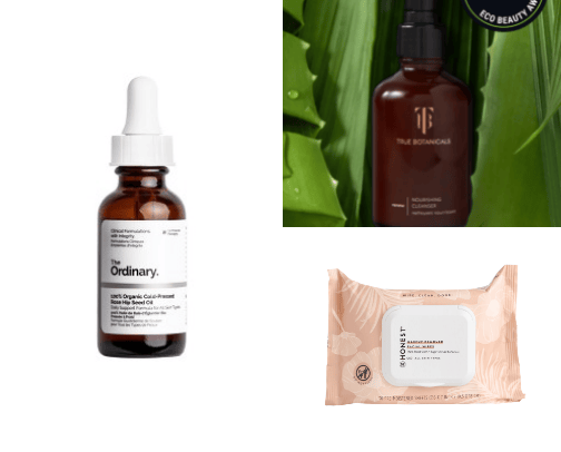 Organic & Natural Skin care products 🌱 cover photo collage