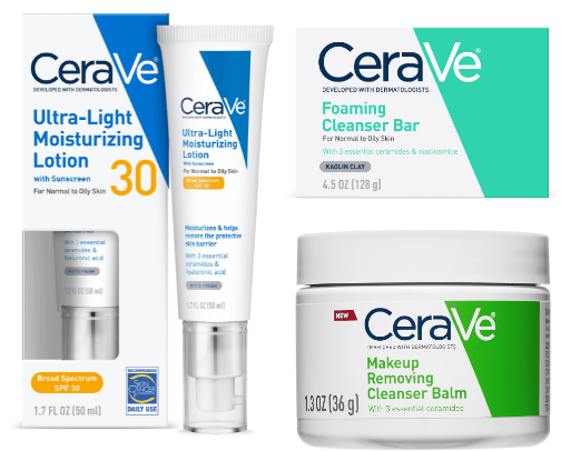 Skin care by CeraVe - oily skin! cover photo collage