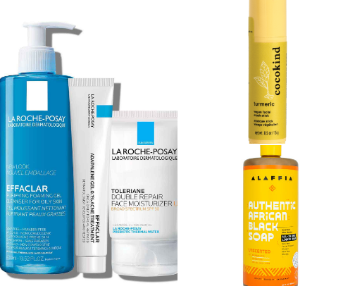 PCOS Skincare Routine for Black Women cover photo collage