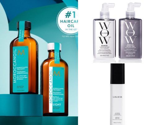 Hair products cover photo collage