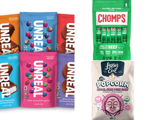 PCOS Travel Snacks 
Grab & Go Snacks🍬Target Edition 🎯 cover photo collage