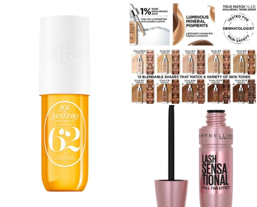 My favorite beauty recs cover photo collage