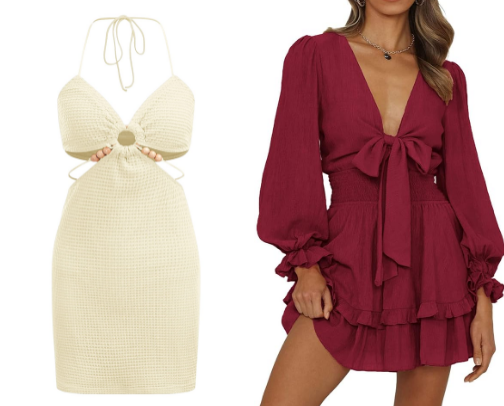 AMAZON - dresses under 30$ cover photo collage