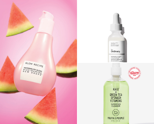 💧 The Glow Edit ✨ " Trending 2025 Skincare That Delivers Real Results” cover photo collage
