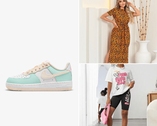 Clothes/Shoes cover photo collage