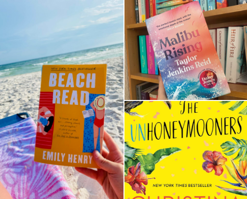 Warning! These Books Might Ruin Your Beach Plans (In The Best Way) cover photo collage