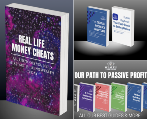 Real Life Money Cheats cover photo collage