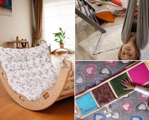 Sensory integration tools and toys cover photo collage