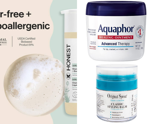 Toddler Care Products cover photo collage