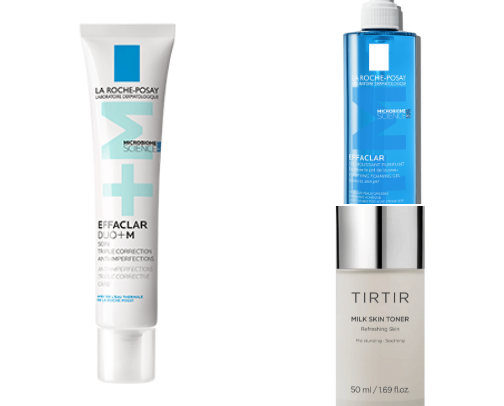 🤍SKINCARE RECOMMENDATIONS💖 - as an acne-prone girlie cover photo collage