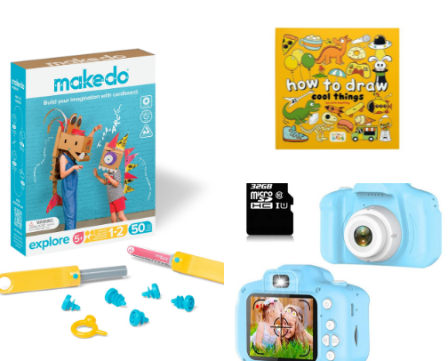 Fun aunty or uncle gifts for kids aged 6-8 cover photo collage