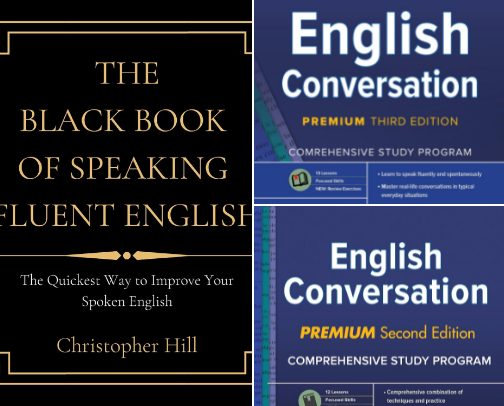 Read Free - Beyond The Black Book of Speaking Fluent English: The Quickest Way to Improve Your Spoken English cover photo collage