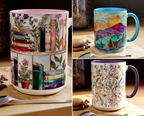 All things MUGS! - Etsy Edition cover photo collage