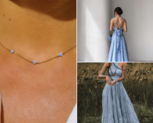 Blue 💙 cover photo collage