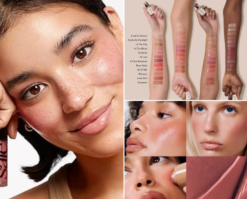 best blushes for olive skin 2026 — soft muted shades that never pull orange ✨ cover photo collage