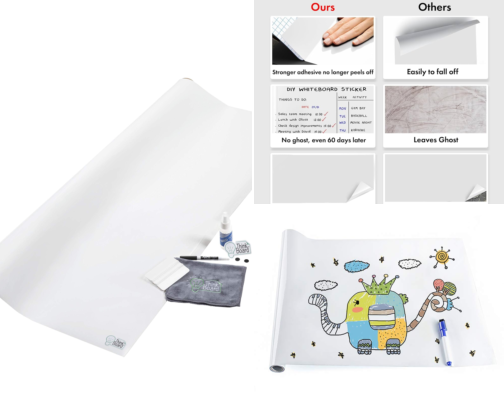 I Finally Found Dry Erase Boards That Stick to Walls Without Ruining Paint cover photo collage