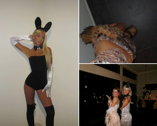 spooky season, but make it girly🎃✨ cover photo collage