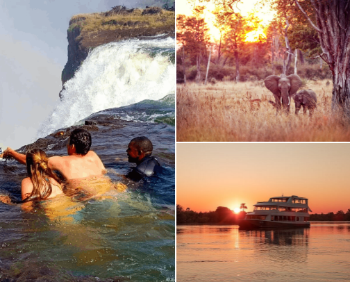 Travelling: Zambia the real Africa cover photo collage