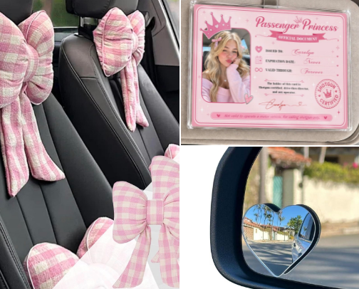 20 Coquette Car Accessories Amazon Edition cover photo collage