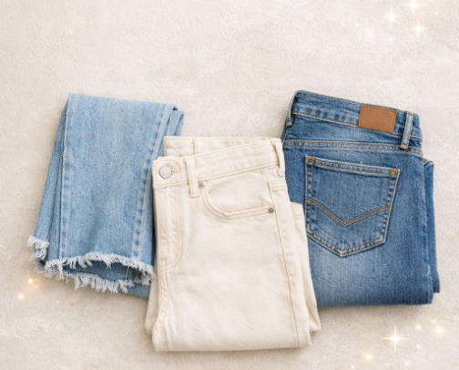 Denim Dreams: My Ultimate Favorite Jeans Collection cover photo collage